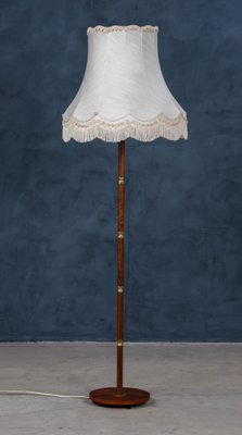 Mid-Century Danish Rosewood & Brass Floor Lamp, 1960s-ZGQ-770159