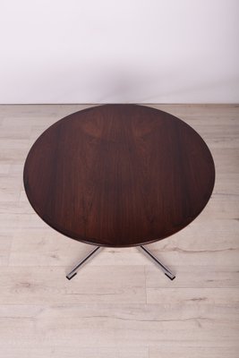 Mid-Century Danish Rosewood & Chrome Coffee Table, 1960s-NIT-851940