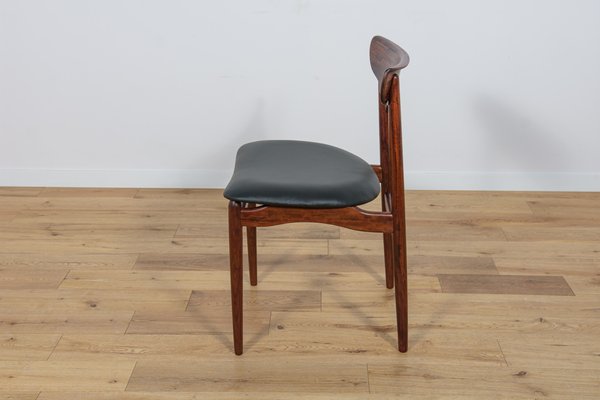 Mid-Century Danish Rosewood Dining Chairs, 1960s, Set of 4-NIT-1705627