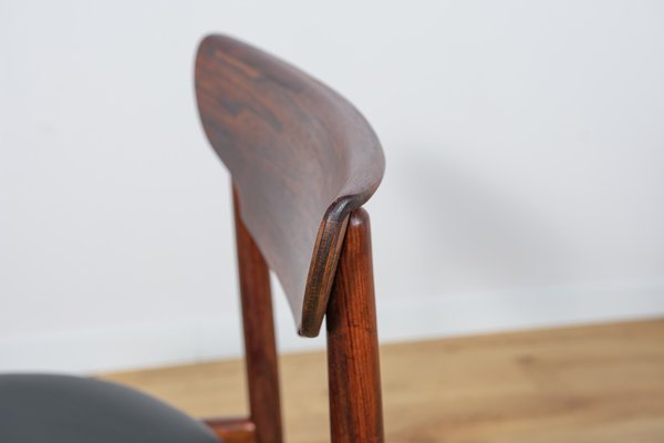 Mid-Century Danish Rosewood Dining Chairs, 1960s, Set of 4-NIT-1705627