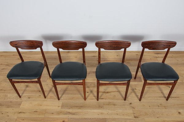 Mid-Century Danish Rosewood Dining Chairs, 1960s, Set of 4-NIT-1705627