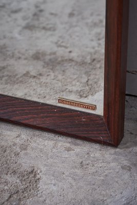 Mid-Century Danish Rosewood Frame Mirror, 1960s-ZGQ-676704