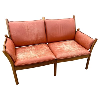 Mid-Century Danish Rosewood & Leather Sofa by Illum Wikkelsø for CFC Silkeborg-MXB-1239955