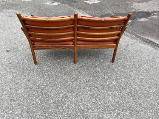 Mid-Century Danish Rosewood & Leather Sofa by Illum Wikkelsø for CFC Silkeborg-MXB-1239955