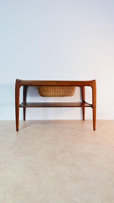 Mid-Century Danish Rosewood Sewing Table-KK-811752