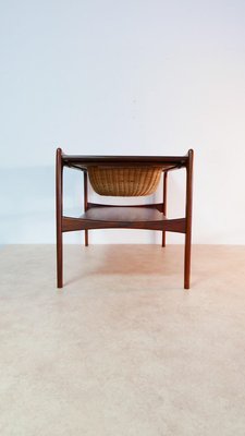 Mid-Century Danish Rosewood Sewing Table-KK-811752