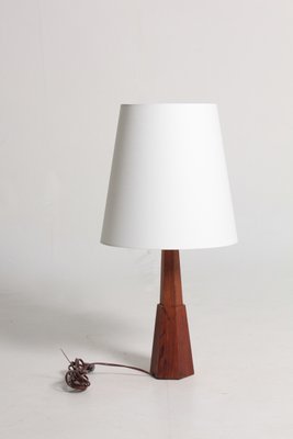 Mid-Century Danish Rosewood Table Lamp, 1950s-FK-549201