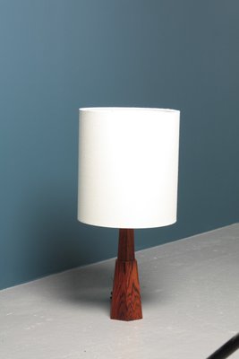 Mid-Century Danish Rosewood Table Lamp, 1950s-FK-549201