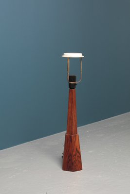 Mid-Century Danish Rosewood Table Lamp, 1950s-FK-549201