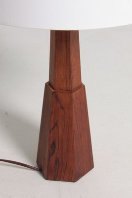 Mid-Century Danish Rosewood Table Lamp, 1950s-FK-549201