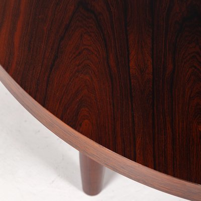 Mid-Century Danish Round Palisander Coffee Table-QVY-901143