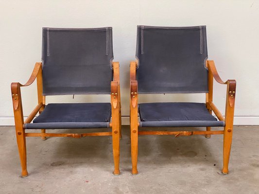 Mid-Century Danish Safari Chair by Kaare Klint for Rud Rasmussen, 1960s-GON-1330900