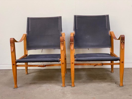 Mid-Century Danish Safari Chair by Kaare Klint for Rud Rasmussen, 1960s-GON-1330900