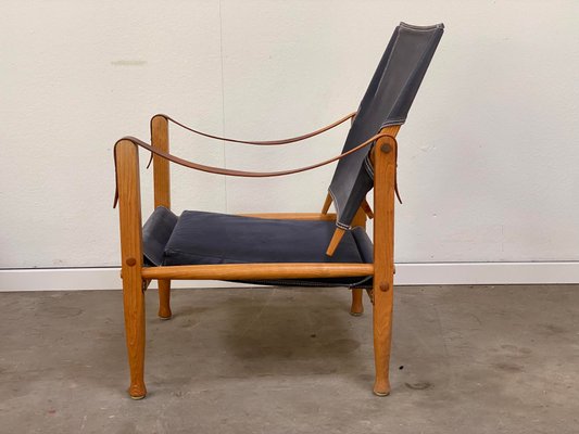 Mid-Century Danish Safari Chair by Kaare Klint for Rud Rasmussen, 1960s-GON-1330900