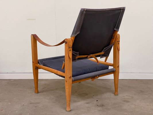 Mid-Century Danish Safari Chair by Kaare Klint for Rud Rasmussen, 1960s-GON-1330900