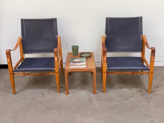 Mid-Century Danish Safari Chair by Kaare Klint for Rud Rasmussen, 1960s-GON-1330900