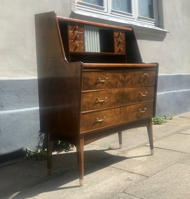 Mid-Century Danish Secretaire in Walnut, 1950s-LCR-681292