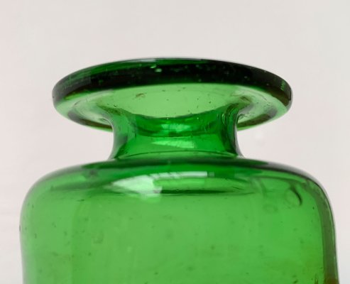 Mid-Century Danish Small Bottle Glass Vase, 1960s-UAH-1342040