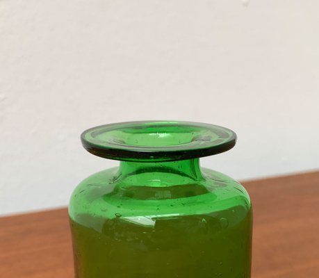 Mid-Century Danish Small Bottle Glass Vase, 1960s-UAH-1342040