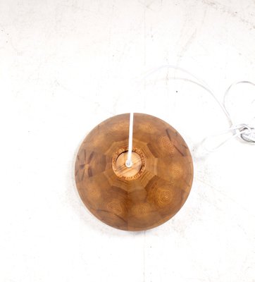 Mid-Century Danish Solid Pine Ceiling Lamp, 1960s-FK-1154202