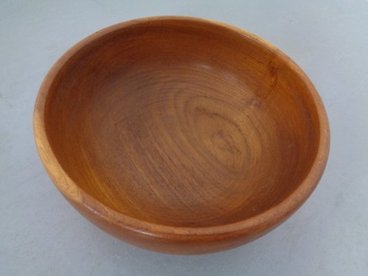 Mid-Century Danish Solid Teak Bowls, 1960s, Set of 2-RDW-845317