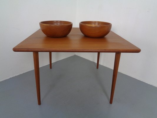 Mid-Century Danish Solid Teak Bowls, 1960s, Set of 2-RDW-845317