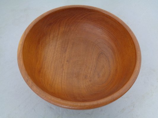 Mid-Century Danish Solid Teak Bowls, 1960s, Set of 2-RDW-845317