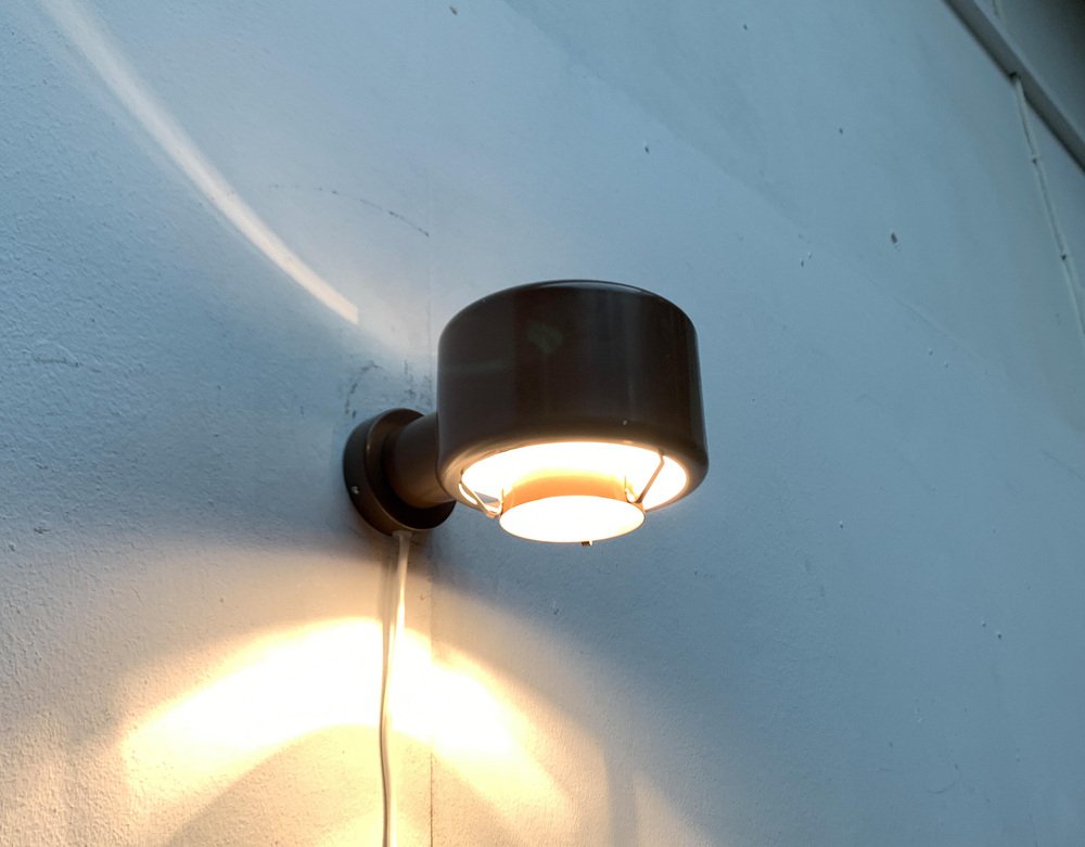 Mid-Century Danish Space Age Piccolo Wall Lamps from Lyfa, 1960s, Set of 2