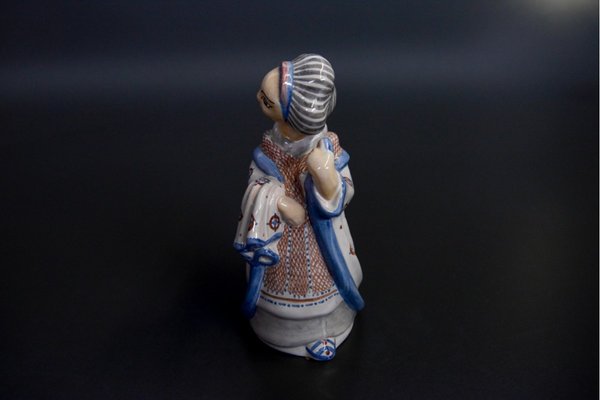 Mid-Century Danish Stoneware Geisha Figurine from L. Hjorth-BXB-717251