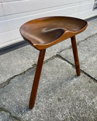 Mid-Century Danish Stool in Teak by Arne Hovmand-Olsen, 1960s-GON-1421531