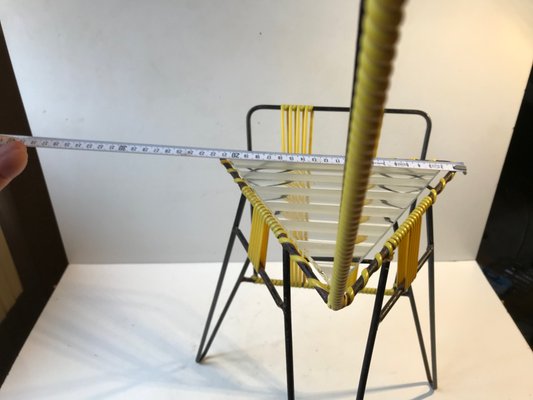 Mid-Century Danish String Giraffe Magazine Rack and Smoke Station, 1950s-LCR-883326