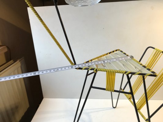 Mid-Century Danish String Giraffe Magazine Rack and Smoke Station, 1950s-LCR-883326