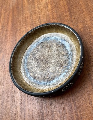 Mid-Century Danish Studio Pottery Bowl from Frank Keramik, 1960s-UAH-1703936