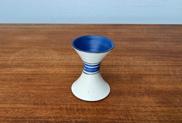 Mid-Century Danish Studio Pottery Candleholder by Bente Jessen, 1960s-UAH-1737257