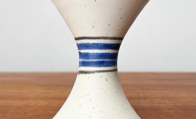 Mid-Century Danish Studio Pottery Candleholder by Bente Jessen, 1960s-UAH-1737257