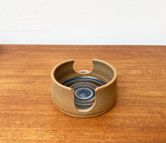 Mid-Century Danish Studio Pottery Candleholder by Kate and Klaus Friederichsen for Finke Keramik, 1970s