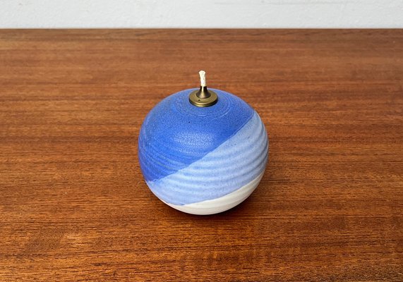 Mid-Century Danish Studio Pottery Oil Lamp by Karsten Nielsen for KN Keramik, 1960s-UAH-1799391