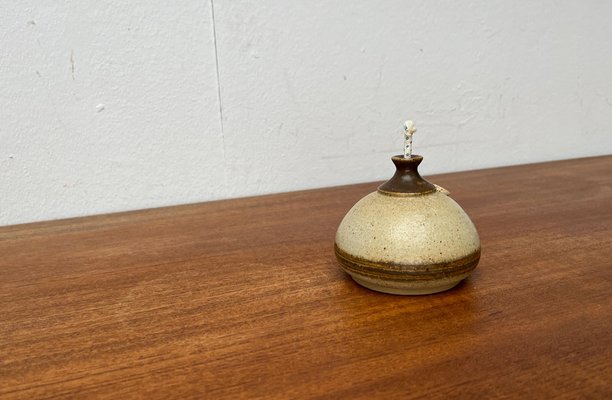 Mid-Century Danish Studio Pottery Oil Lamp from Bjergard, 1960s-UAH-1703925