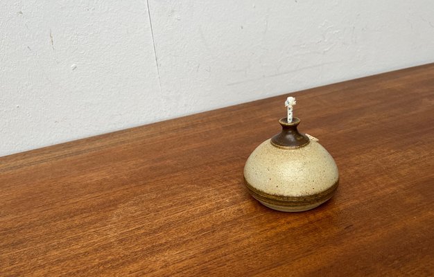 Mid-Century Danish Studio Pottery Oil Lamp from Bjergard, 1960s-UAH-1703925