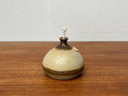 Mid-Century Danish Studio Pottery Oil Lamp from Bjergard, 1960s-UAH-1703925