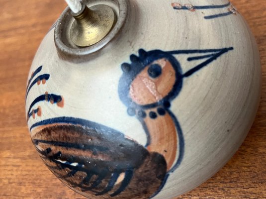 Mid-Century Danish Studio Pottery Oil Lamp from Willer Keramik, 1960s-UAH-1796958