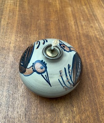 Mid-Century Danish Studio Pottery Oil Lamp from Willer Keramik, 1960s-UAH-1796958