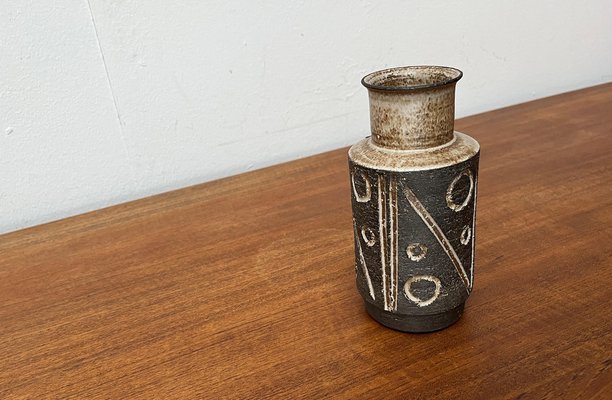 Mid-Century Danish Studio Pottery Vase from Lovemose Denmark, 1960s-UAH-1721010