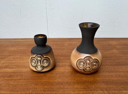 Mid-Century Danish Studio Pottery Vases from Frank Keramik, 1960s, Set of 2-UAH-1703935