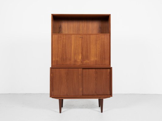 Mid-Century Danish Teak 2 Part Cabinet by Svend Aage Rasmussen for Alderly Furniture Factory-MF-1229387