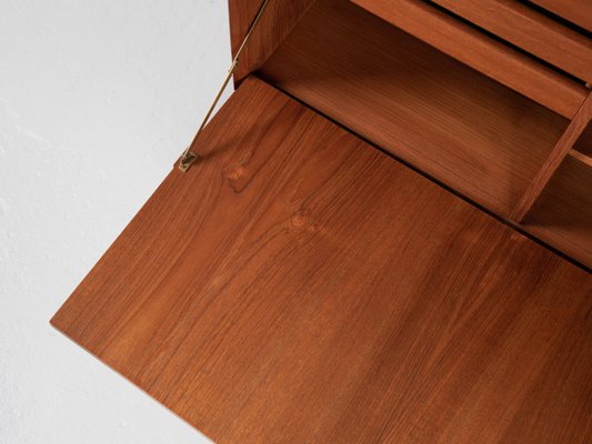 Mid-Century Danish Teak 2 Part Cabinet by Svend Aage Rasmussen for Alderly Furniture Factory-MF-1229387