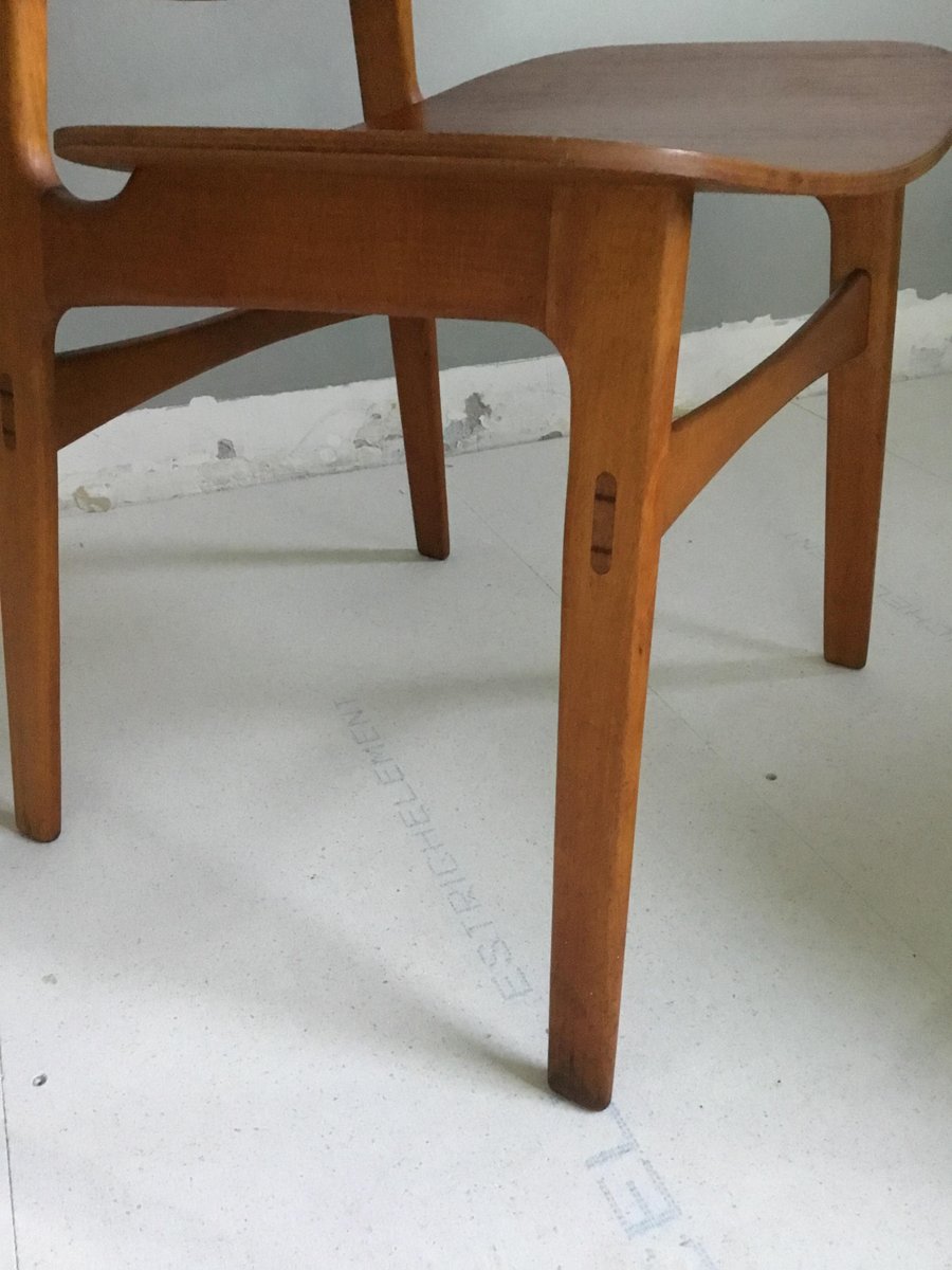 Mid-Century Danish Teak and Oak Model 155 Shell Chairs by Børge Mogensen for Søborg, Set of 2