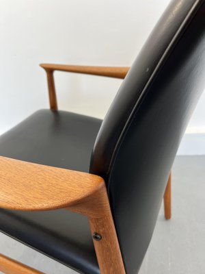 Mid-Century Danish Teak Armchair by Grete Jalk for Glostrup, 1960s-JWH-1732137