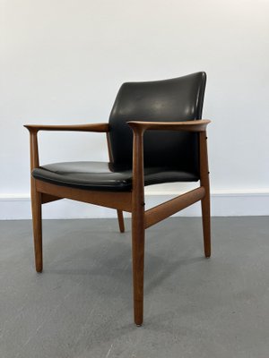 Mid-Century Danish Teak Armchair by Grete Jalk for Glostrup, 1960s-JWH-1732137