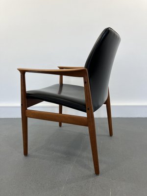 Mid-Century Danish Teak Armchair by Grete Jalk for Glostrup, 1960s-JWH-1732137